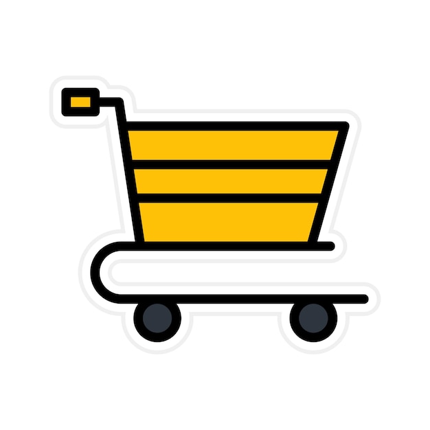 Trolley icon vector image Can be used for Warehouse