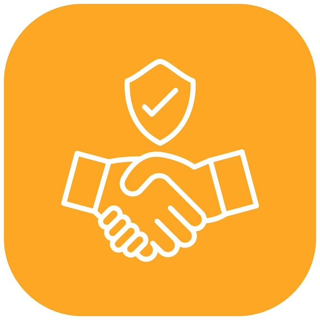 Trustworthiness vector icon Can be used for Personality Traits iconset