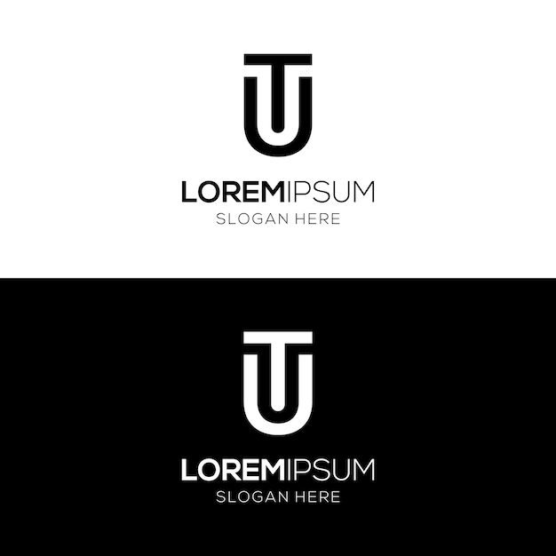 TU logo design template for modern businesses