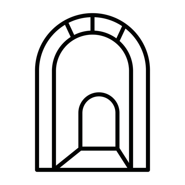 Tunnel Vector Illustration