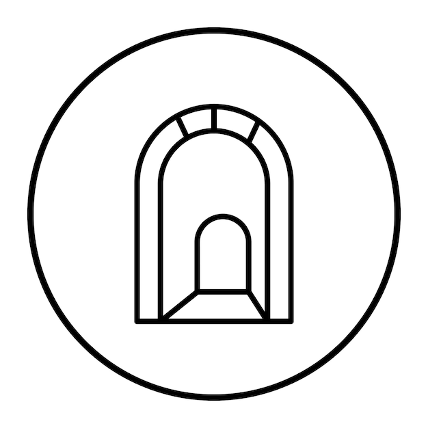 Tunnel Vector Illustration