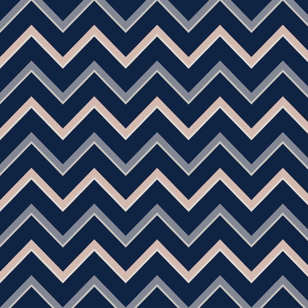 Turquoise seamless zigzag pattern vector