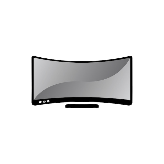 TV LCD LED monitor icon vector illustration