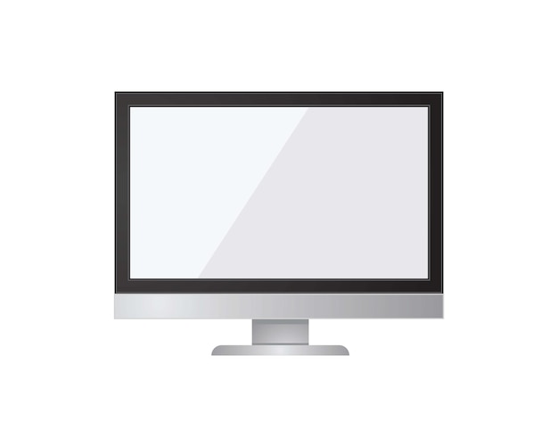TV LCD LED monitor icon vector
