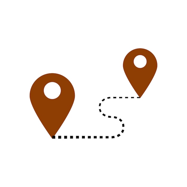 two map pins
