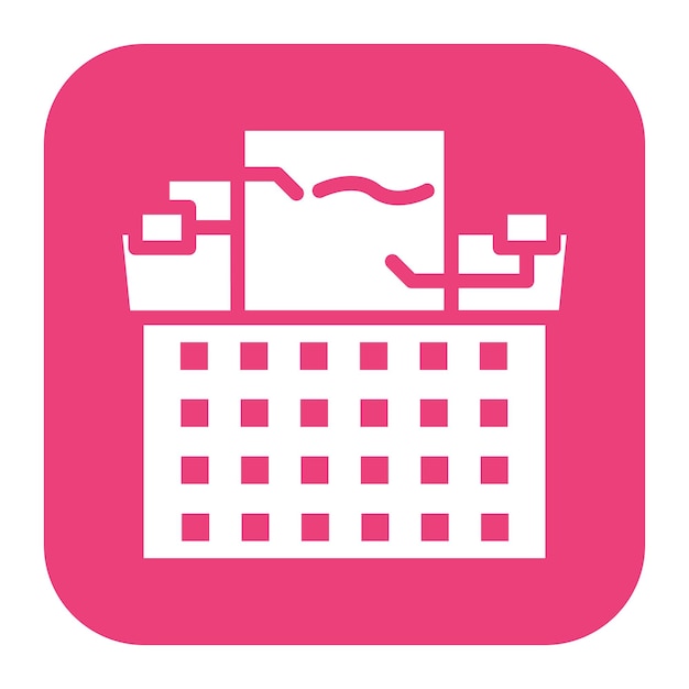 Typewriter icon vector image Can be used for Retro