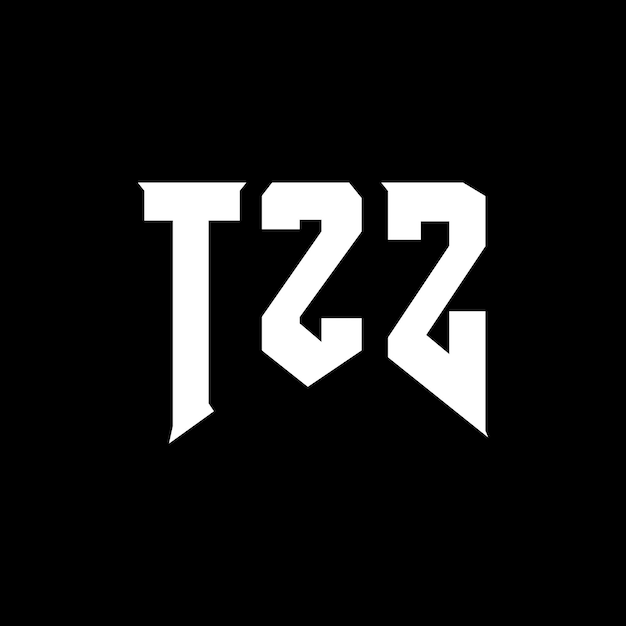 TZZ letter logo design for technology company TZZ logo design black and white color combination TZZ logo TZZ vector TZZ design TZZ icon TZZ alphabet TZZ typography logo design