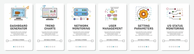 UI Development Digital Menu HMI, SCADA, PLC, network, monitoring, status, website, mobile app screen