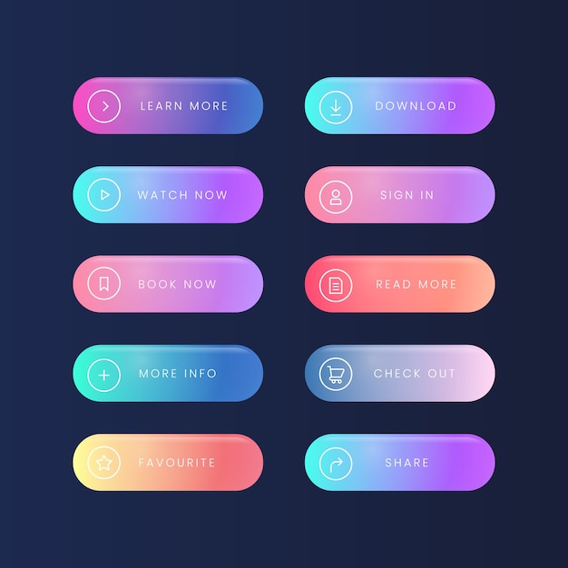 ui/ux  element set