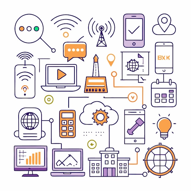 Understanding Wireless Communication Key Components and Technologies Illustrated