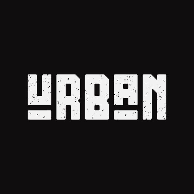 Urban Typography Design