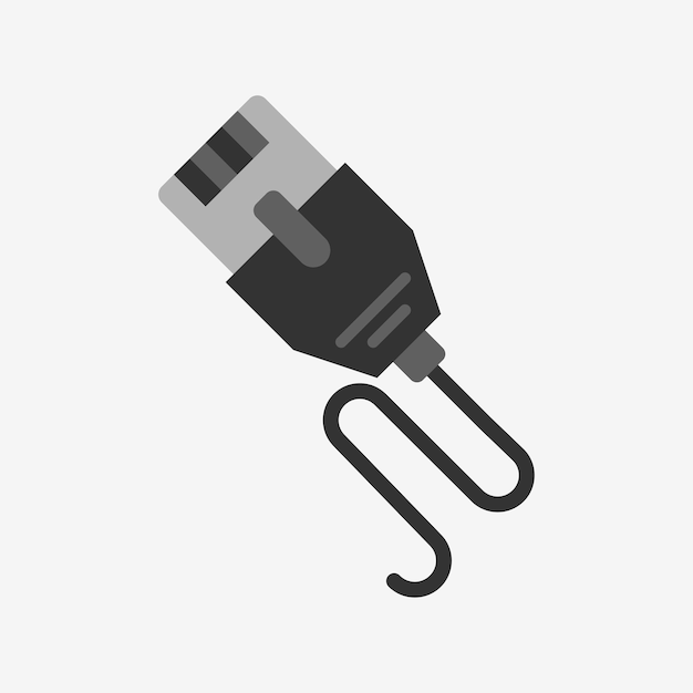 Usb cable vector illustration