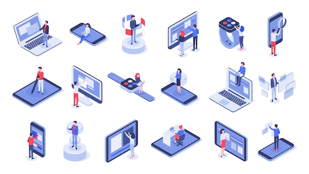  user interface. Online office, device interactions and touch mobile interfaces   set