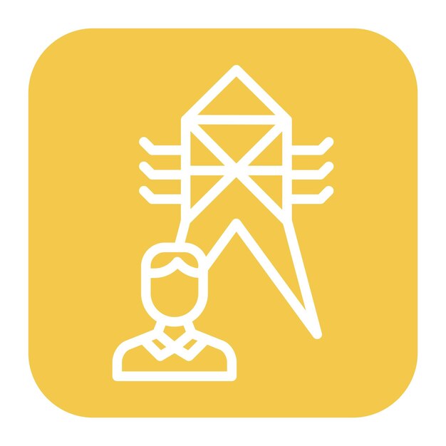 user power icon vector image can be used for new media
