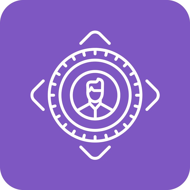 User Target icon vector image Can be used for Marketing