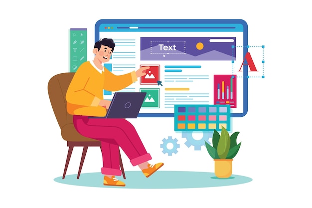 UX UI -suunnittelijan online-palvelu tai alusta verkossa