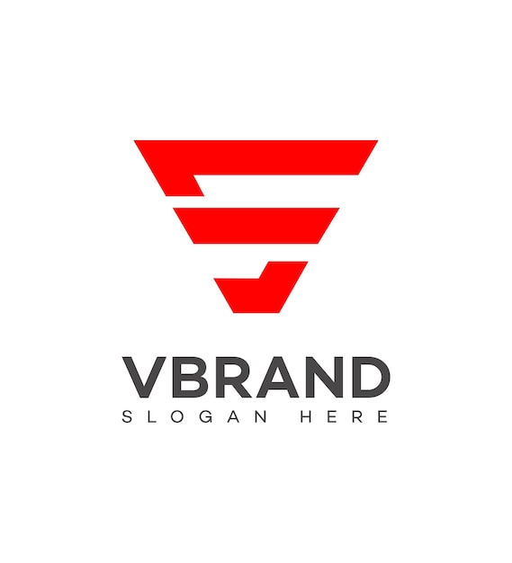 V Letter Logo Icon Brand Identity Sign Symbol Template