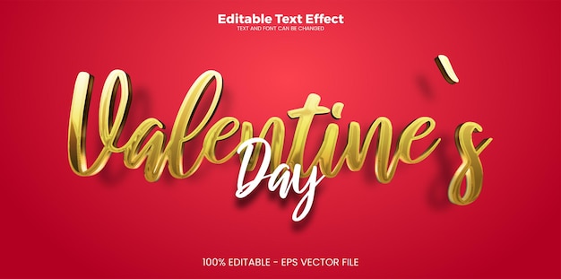 valentines editable text effect 3d text effect template