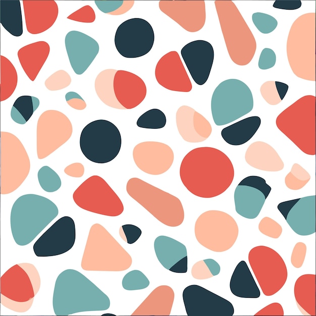 Värikäs terrazzo-kuvio design