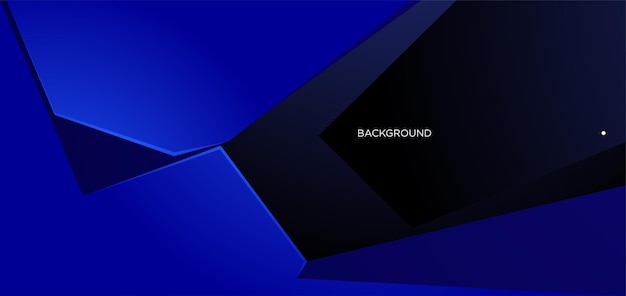 Vector Abstract Blue Geometric Background