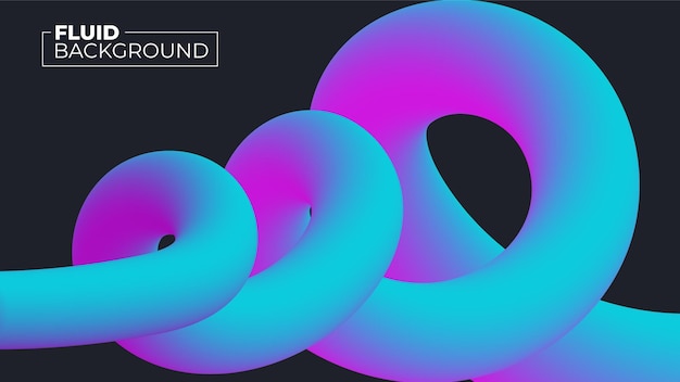 vector abstract fluid background design