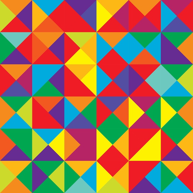 Vector abstract geometric cube and triangle angular colorful pattern Background for layout design