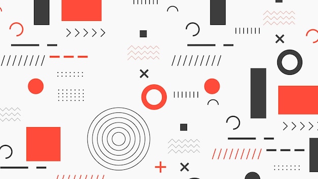 Vector abstract geometric shapes modern background templates
