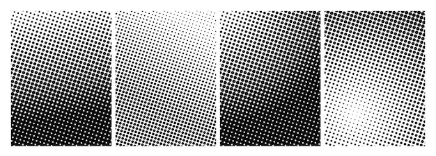 vector abstract grunge halftone distorted shapes background