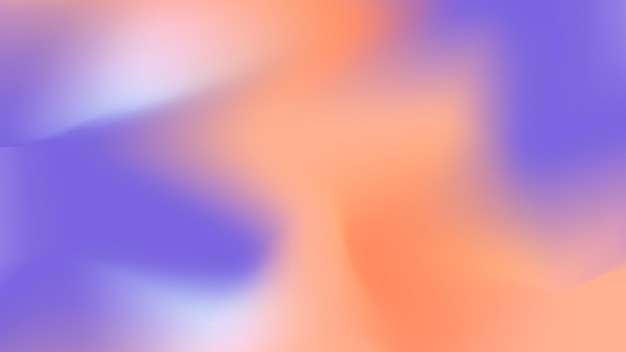 Vector Abstract pastel gradient background with blurred effect orange and purple color