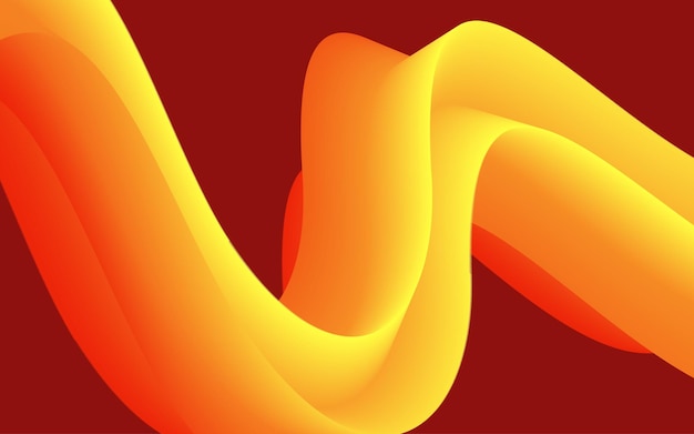 Vector abstract wave design element
