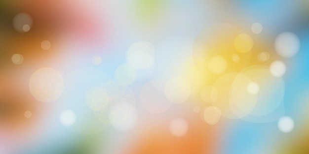 Vector autumn background blur and bokeh