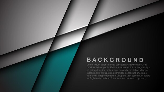 vector background with gradient color of paper layers overlapping space for text and message artwork