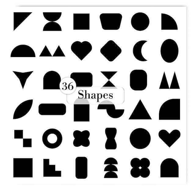 Vector collection of shapes