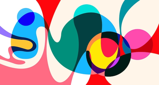 vector colorful abstract psychedelic liquid and fluid background pattern