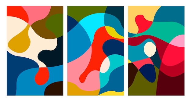 vector colorful abstract psychedelic liquid and fluid background pattern