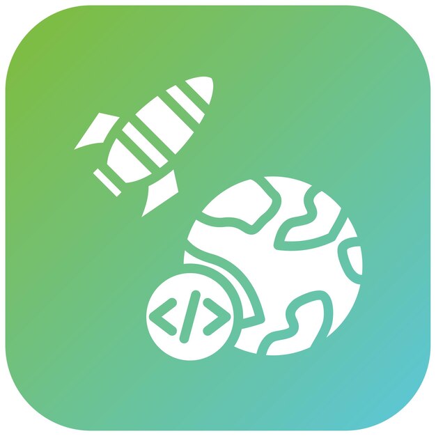 Vector Design Accelerator Program Icon Style