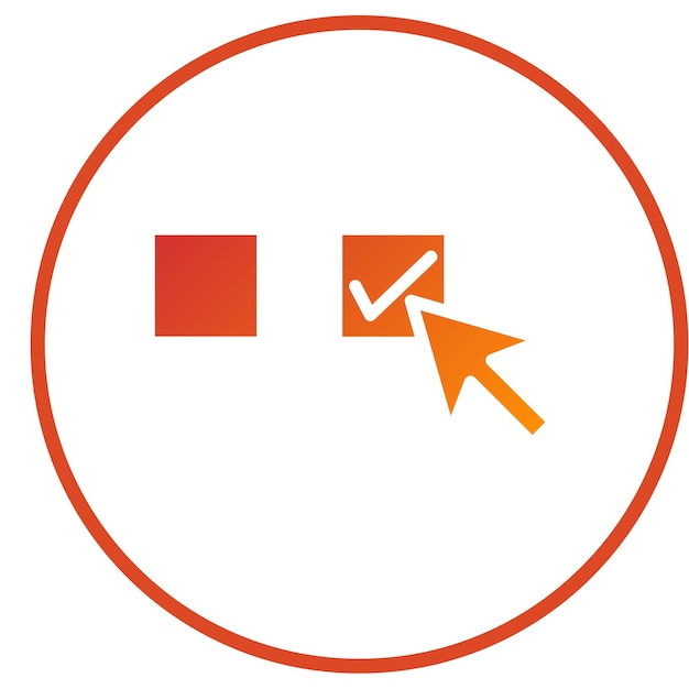 Vector Design Active Pointer Icon Style
