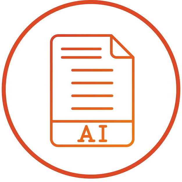 Vector Design AI Icon Style