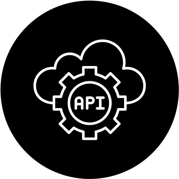 vector design api icon style