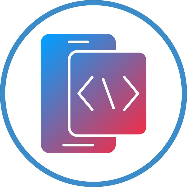 Vector Design App Development Icon Style