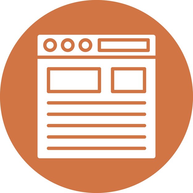 Vector Design Article Icon Style