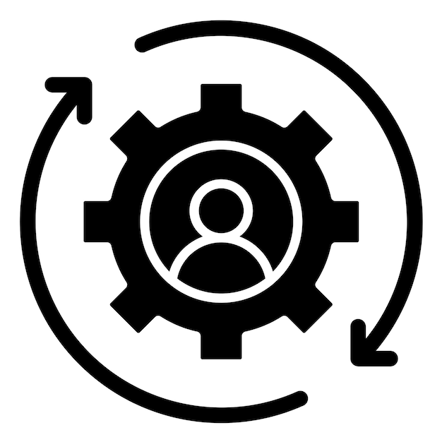 Vector Design Autobiography Icon Style