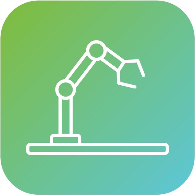 Vector Design Autonomous Robotics Icon Style