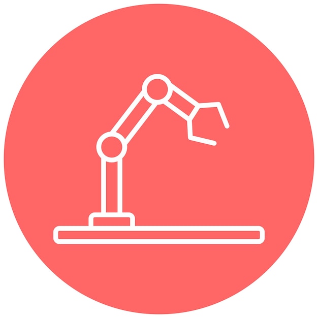Vector Design Autonomous Robotics Icon Style