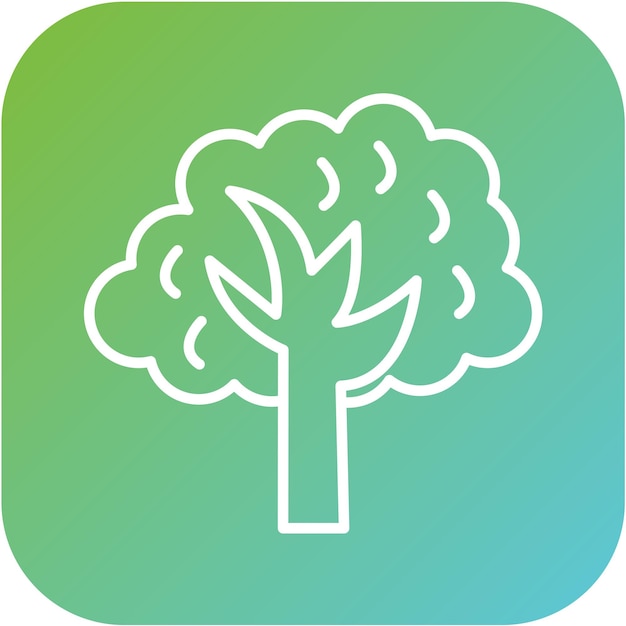Vector Design Autumn Tree Icon Style