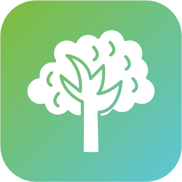 Vector Design Autumn Tree Icon Style