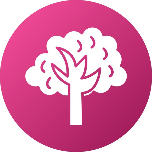 Vector Design Autumn Tree Icon Style