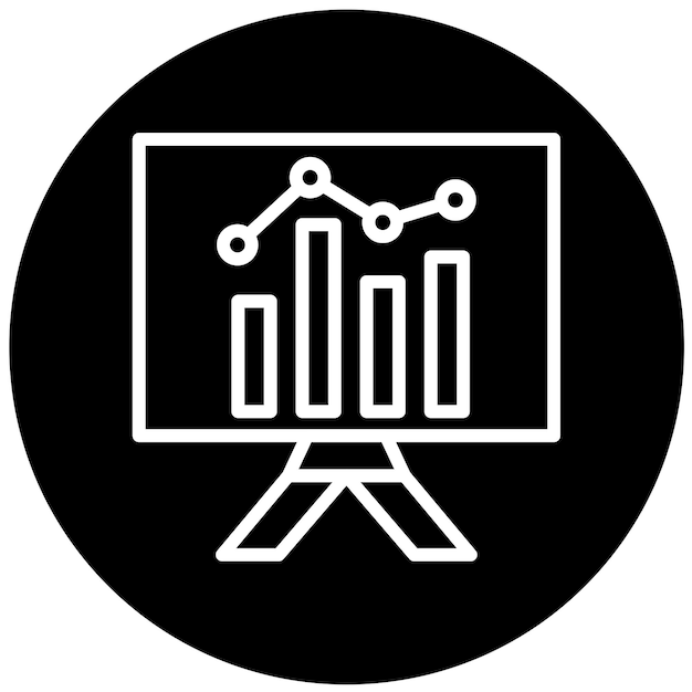 Vector Design Bar Chart Icon Style