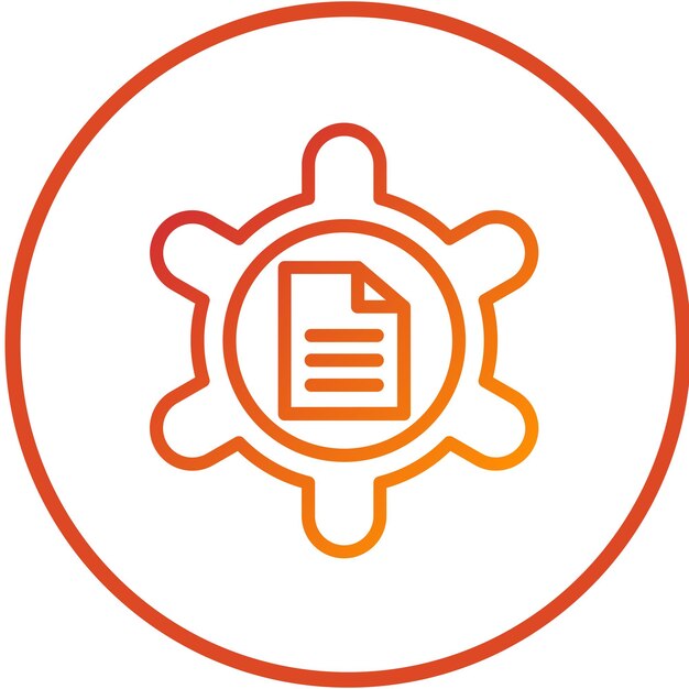 Vector Design Batch Processing Icon Style