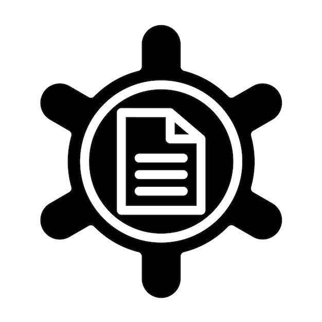Vector Design Batch Processing Icon Style